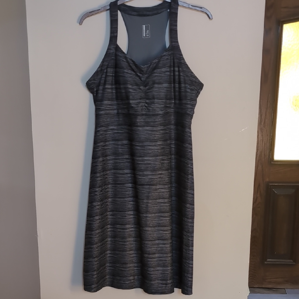 Mondetta Black Halter Sundress Casual Midi Sixes M & L
